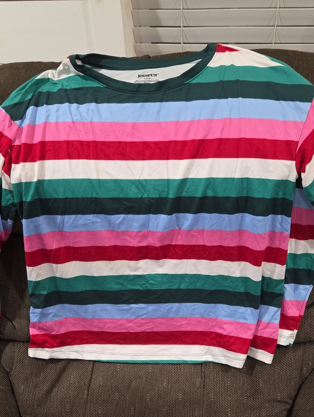Pjs Striped Long Sleeve